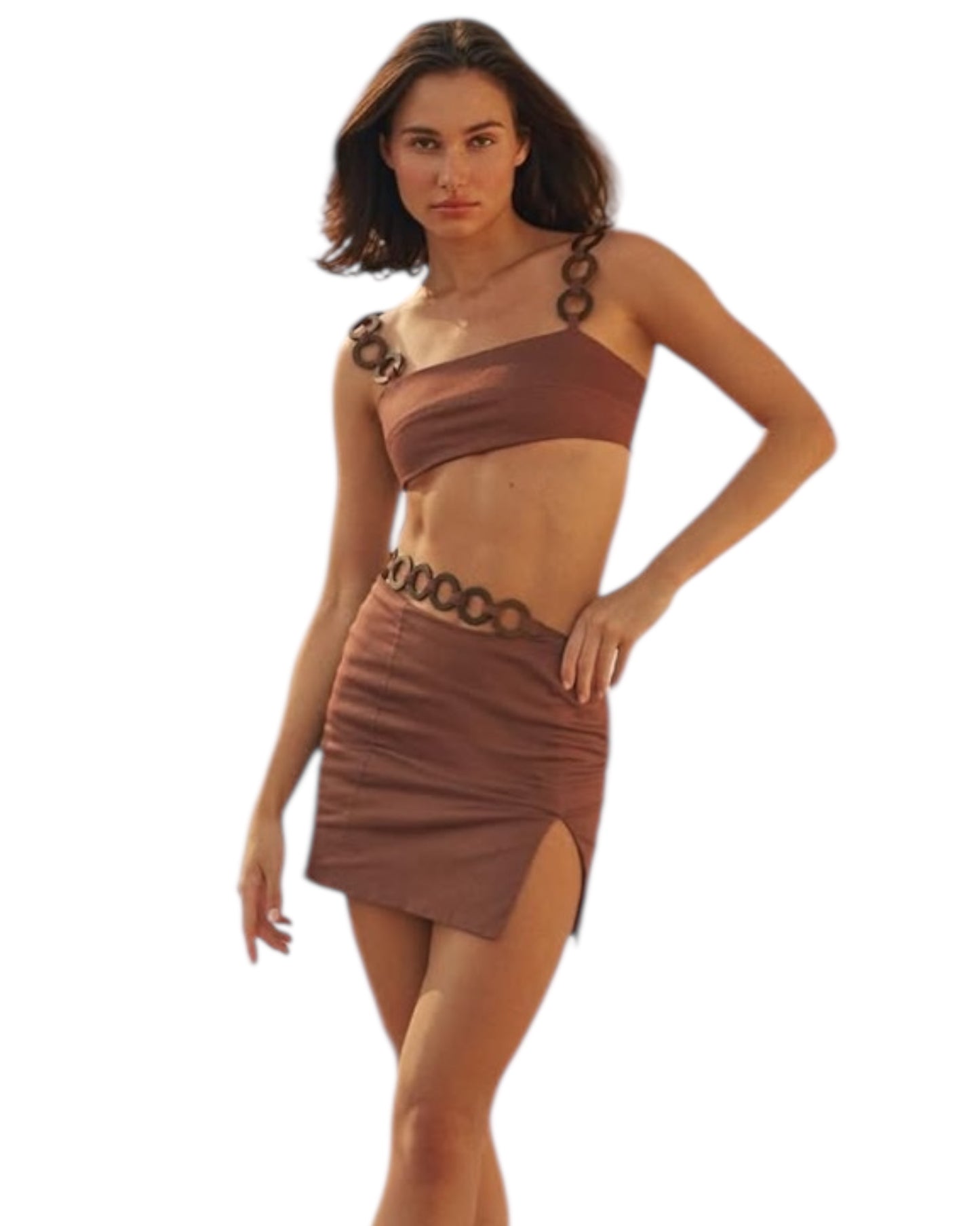 Set marrón saudade de voce