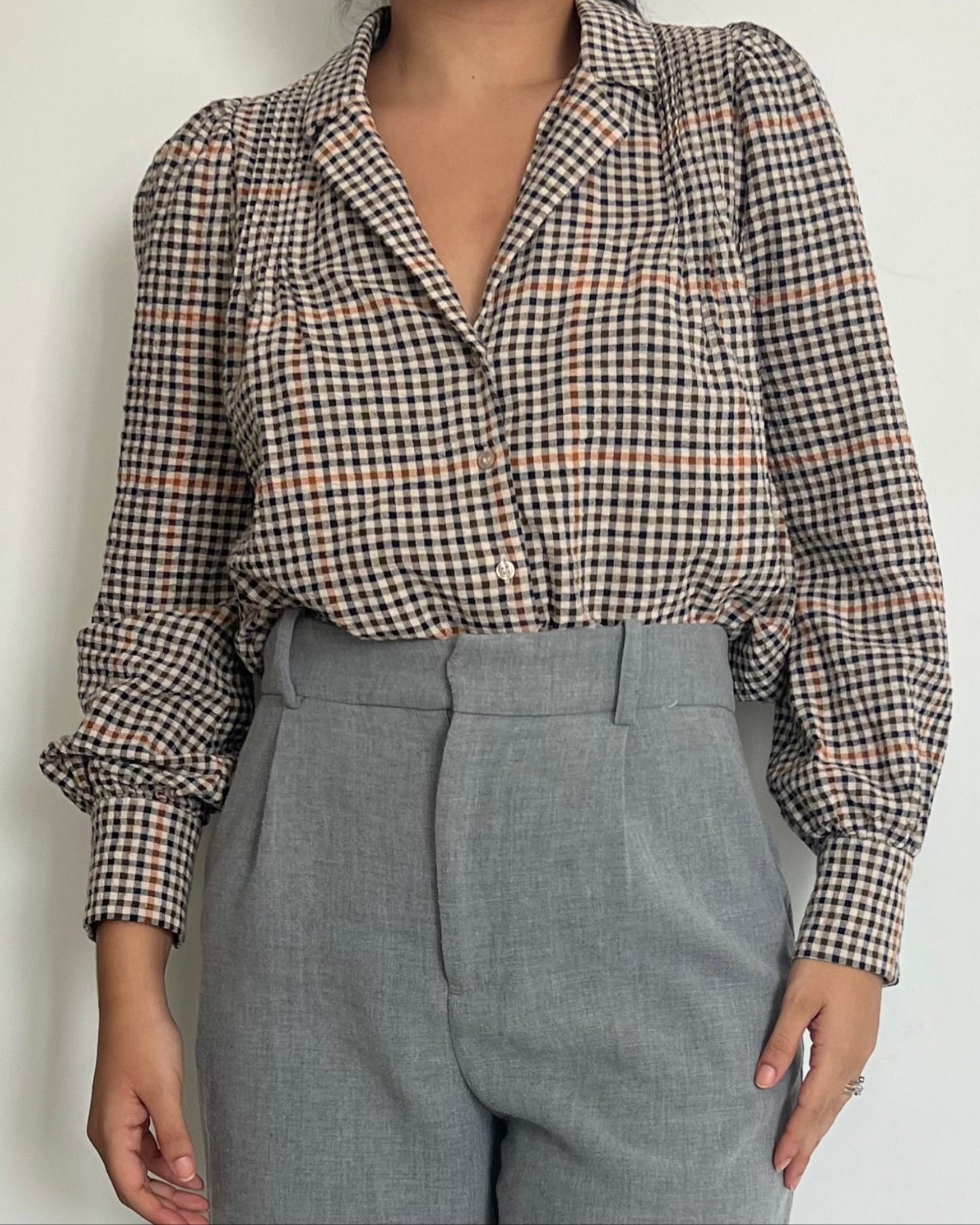 Camisa cuadros Zara