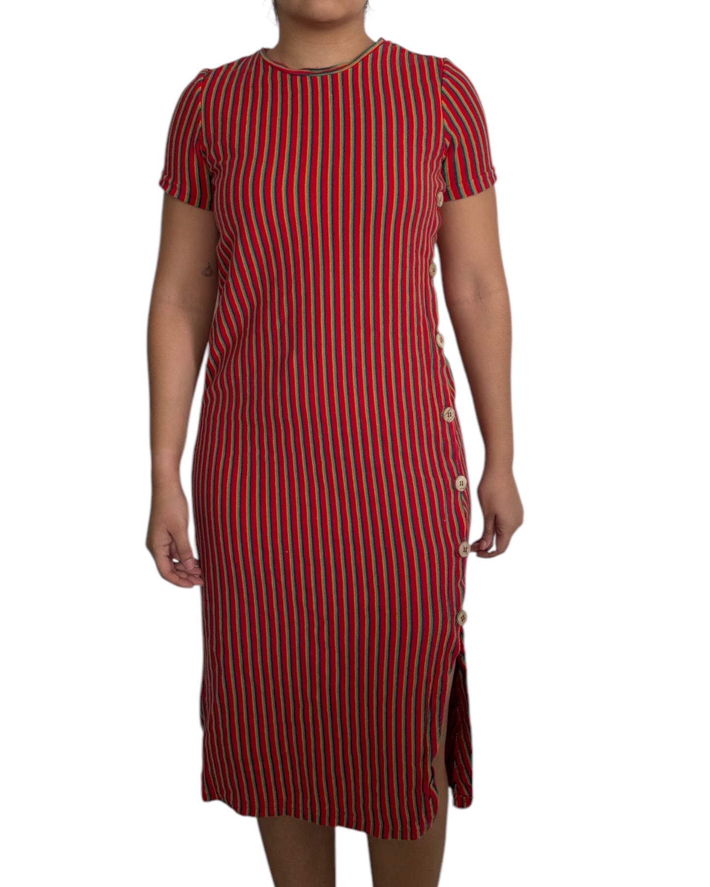 Vestido rayas Zara talla S