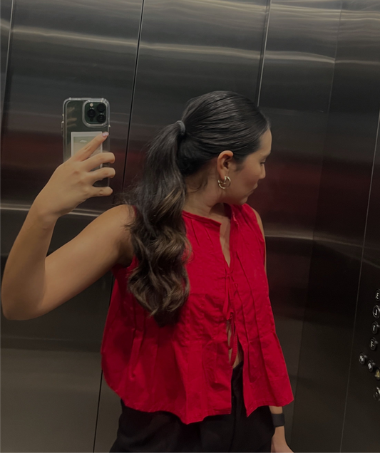 Top rojo Be Versatile