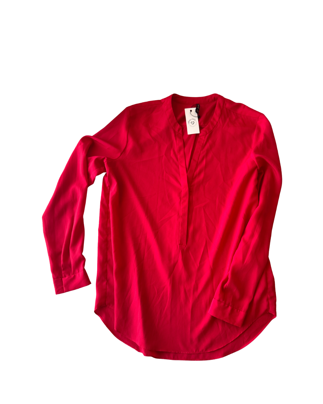 Blusa mangas Rojas stradivarius – Talla M