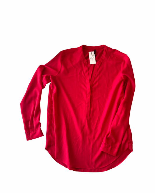 Blusa mangas Rojas stradivarius – Talla M