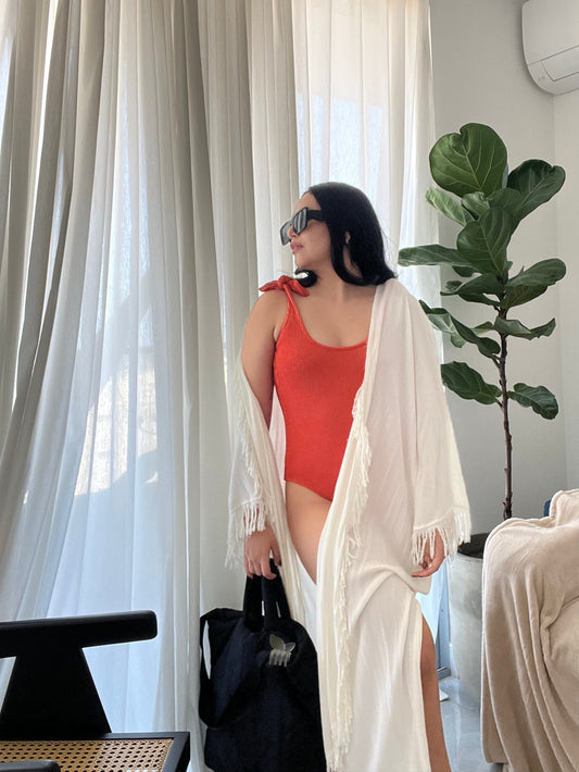 Salida de baño, Vestido de Baño